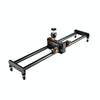 YELANGU L4X-60ET 60cm Splicing Slide Rail Track + Trolley Rail Buckle with Ballhead for SLR Cameras / Video Cameras (Black)