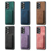 For Samsung Galaxy A26 5G Retro Leather Card Bag Magnetic Phone Case(Brown)