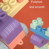 20pcs / Box Baby Chewable Soft Building Blocks Children Large Particle Puzzle Soft Rubber Toys