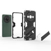For Xiaomi Redmi A3 4G Global Punk Armor 2 in 1 PC + TPU Phone Case with Holder(Black)