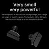 R6 1.32-Inch TWS 2-In-1 Bluetooth Headset Smart Watch, Heart Rate / Blood Oxygen Monitoring(Black Steel)