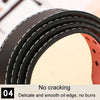 Dandali Ladies Microfiber Bottom Buckle Belt Versatile Jeans Waistband, Length: 105cm(Black)