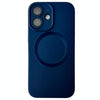 For iPhone 11 Metallic Paint CD Texture MagSafe TPU Phone Case(Dark Blue)