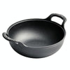 27cm Cast Iron Frying Pan Stewpot Universal Uncoated Non-Stick Casserole