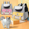 Foldable Cat Backpack Carrier, Pink, Waterproof, 7.5kg