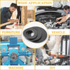 A5719 760 PCS 9 Sizes Black Carbon Steel Flat Washers Set