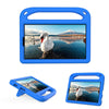 For Samsung Galaxy Tab A7 Lite 8.7 SM-T220 / SM-T225 Handle Portable EVA Shockproof Anti Falling Protective Case with Triangle Holder(Blue)