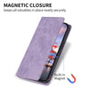 For Samsung Galaxy A26 5G Business Solid Color Magnetic RFID Leather Phone Case(Purple)