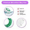 For Libman Tornado Spin Mop Microfiber Mop Pad Replacement Parts(Green)