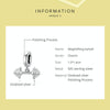 S925 Sterling Silver Weightlifting Barbell Pendant DIY Bracelet Necklace Accessories