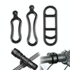 6pcs /Set Bicycle Headlight Silicone Strap Tail Light Fixed Leather