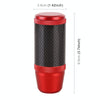 Universal Car Carbon Fiber Metal Gear Shift Knob (Red)