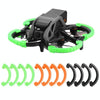 For DJI Avata BRDRC-9604 4pcs Drone Propeller TPU Protective Guard UAV Bumper Anti-collision Ring Cover(Orange)