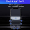 Car Air Outlet Six-claw Gravity Mobile Phone Holder Bracket (Black)
