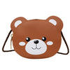 Children Mini Cute Cartoon Single Shoulder Bags(Brown Bear)