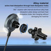 M68 15W Magnetic Wireless Charging Car Holder(Dark Grey)