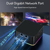 T9 Plus N100 DDR5 16G+128G EU Plug 12th Alder Lake Dual Gigabit LAN+3 HDMI 4K HD Pocket Mini PC