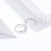 Sterling Silver Earrings Simple Platinum-plated Earrings Temperament Small Ball Earrings