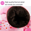 Cartoon Bow Rabbit Pattern Children Ski Gloves Windproof Waterproof Warm Cotton Gloves, Colour: Pink(L)