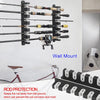 6-hole EVA Fishing Rod Storage Display Rack Club Holder, Color: Wall-mounted Blue