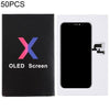 50x Black Cardboard Boxes for iPhone X LCD Screen