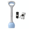 Foldable Dog Poop Scooper 48cm Sky Blue with Bags & Storage
