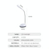 2 PCS Flexible Adjustable Portable Bedroom Reading Desk Lamp LED Night Light for Children(Green)