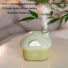 USB Rechargeable Desktop Small Night Light Humidifier(Gray)