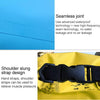 Outdoor Waterproof Dry Dual Shoulder Strap Bag Dry Sack PVC Barrel Bag, Capacity: 10L(Yellow)
