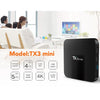 TX3 Mini 4K*2K Display HD Smart TV BOX Player with Remote Controller, Android 7.1 OS Amlogic S905W up to 2.0 GHz, Quad core ARM Cortex-A53, RAM: 2GB DDR3, ROM: 16GB, Supports WiFi & TF & AV In & DC In, AU Plug(Black)