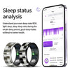 R9 SIZE 9 Smart Ring, Support Health Monitoring / Gesture Control / Somatosensory Games(Silver)