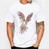 Short-sleeved Printing Pattern T-shirt for Men, Size:M (403)