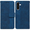 For Samsung Galaxy A36 5G / A56 5G Geometric Embossed Leather Phone Case(Blue)