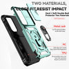 For Samsung Galaxy S25 5G Sliding Camshield Holder Phone Case(Green)
