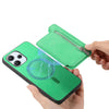 For Redmi K70 / K70 Pro 5G Retro MagSafe Zipper Wallet Card Bag Back Phone Case(Green)