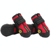 Waterproof Dog Boots Red Size 7 (7x5.7cm) - Winter Paw Protection