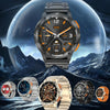 LEMFO AK59 1.43 inch AMLOED Round Screen Silicone Strap Smart Watch(Gold)