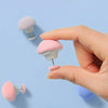 8 PCS Non-marking One-touch Unlocking Mushroom-shaped Quilt Fixer Gray+Cloth Needle