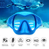 M6113 Adult Diving Goggles Deep Diving Integrated Goggles Mask Anti-fog Diving Glasses, Size:One Size(Blue)