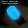 5packs Luminous Car Motorcycle Tire Valves, Color: Green(4pcs /Set)