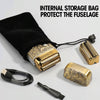 Men Electric Shaver Full Metal Body Reciprocating Shaver(Gold+Knife Net)