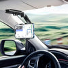 Multifunctional Car Sun Visor Rear Seat Mobile Phone Holder (Black)