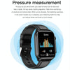 TK12 1.96 inch IP67 Waterproof Leather Band Smart Watch Supports ECG / Remote Families Care / Bluetooth Call / Body Temperature Monitoring(Brown)