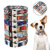 Ethnic Print Dog Collar, Small (1.5cm x 27-43cm) - Maya Fans