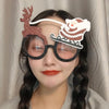 Christmas Weird Glasses Personalized Christmas Hair Clip, Color: Deer Pulling Old Man