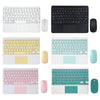 871 9.7 Inch Portable Tablet Bluetooth Keyboard With Touchpad + Mouse Set for iPad(Green + Mouse)