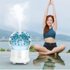 ML-824 100ML Gypsophila Flowers Aromatherapy Diffuser Air Humidifier with Colorful LED Light for Office / Home(Blue)