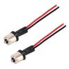 1 Pair 1156 / BA15S Bulb Holder Base Male Socket with Wire