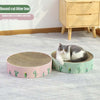 Green Round Cat Scratcher Bed - Small 32cm - Kitten & Cat