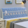 Bedside All-Inclusive Anti-Collision Quilted Thick Fabric Protective Cover, Size: 60x180cm(Italian Velvet Blue)